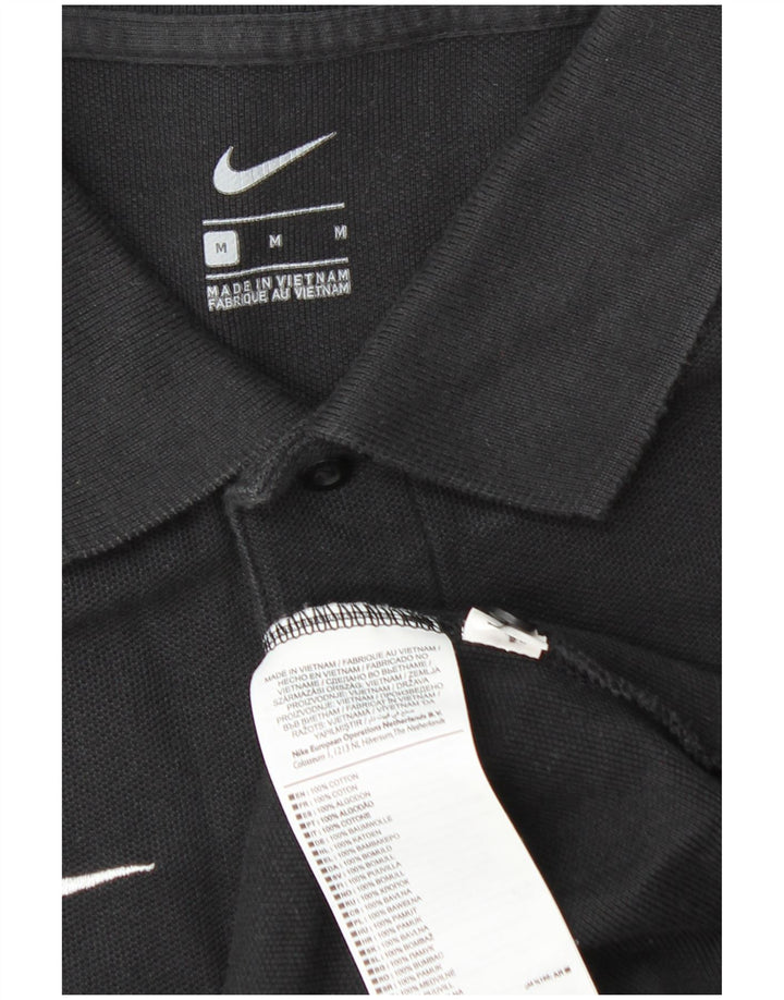 Polo NIKE Hombre Algodón Negro Mediano