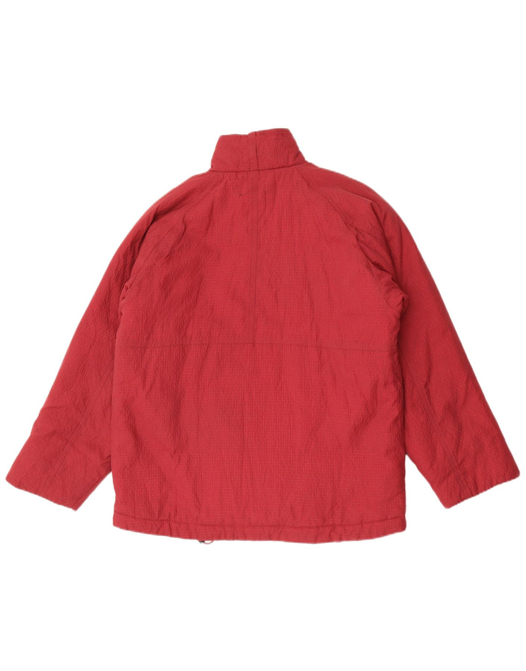 Nike Chaqueta cortavientos para niños de 12 a 13 años, talla grande, nailon a cuadros color burdeos