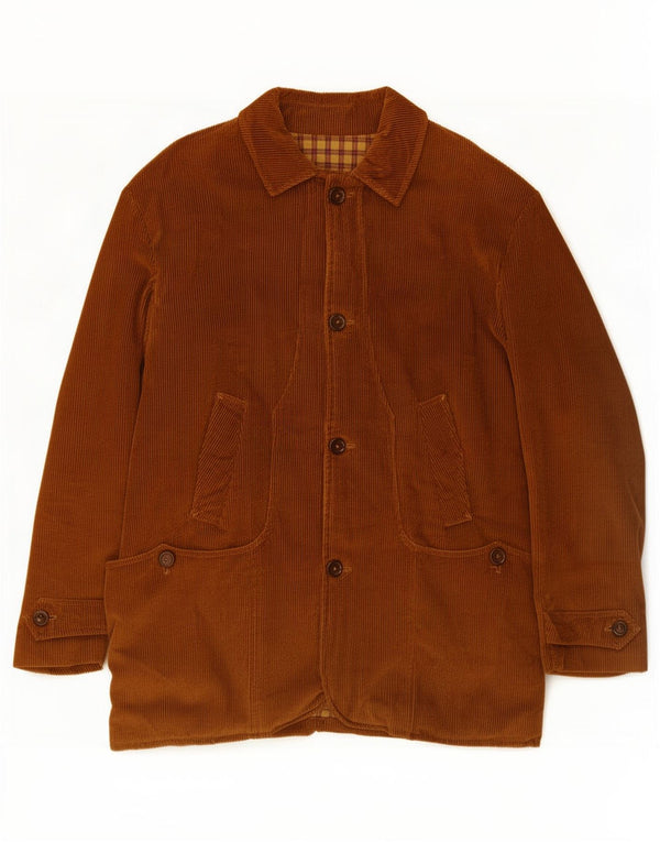 Univers Chaqueta de pana para hombre IT 50 Large Brown Cotton