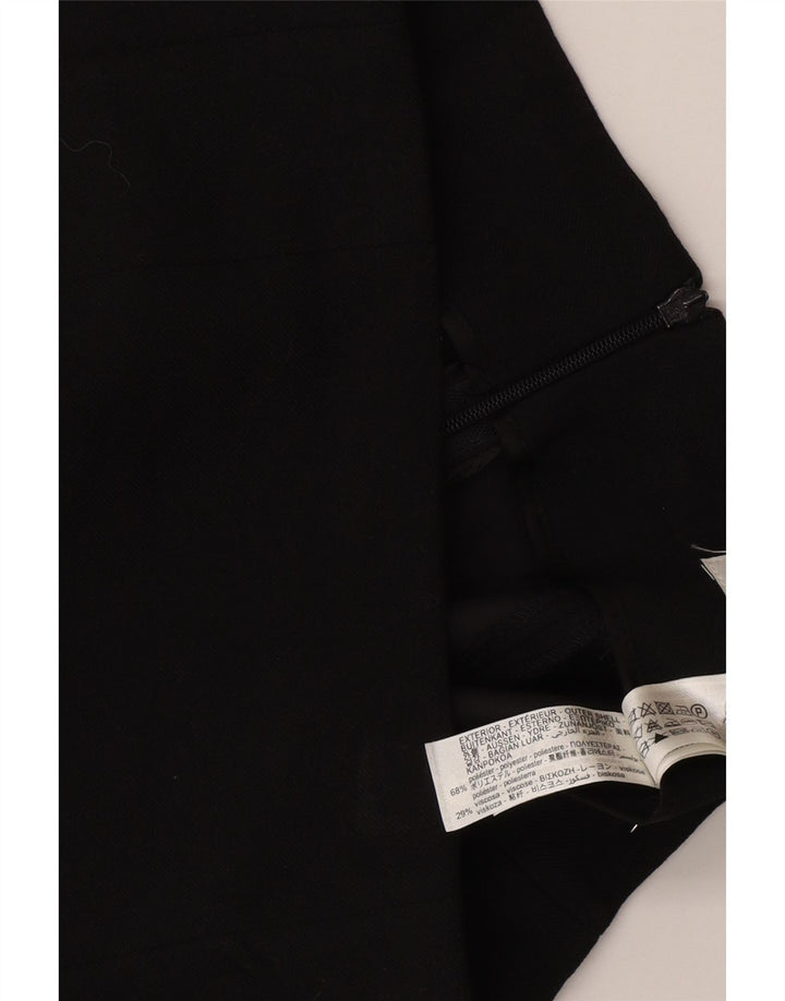 Zara Mujer Mini Falda Pequeña W26 Poliéster Negro