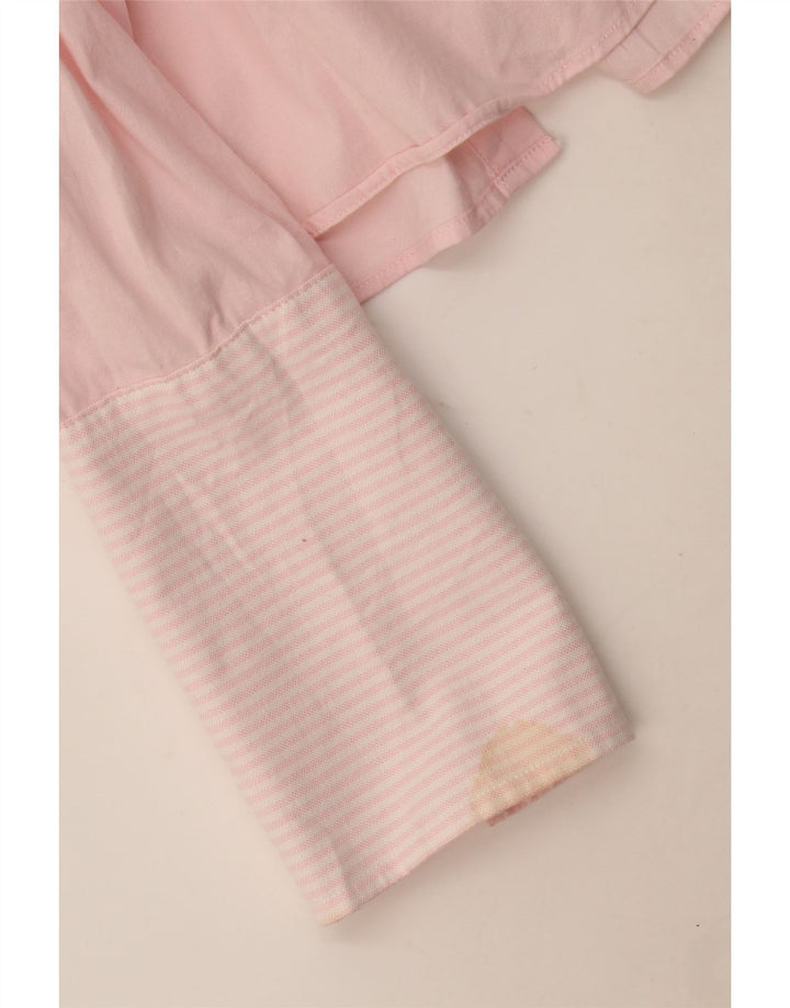 Tommy Hilfiger Camisa formal para mujer US 10 Grande Rosa Rayas