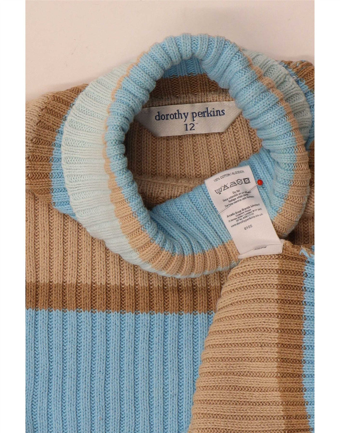 Dorothy Perkins - Jersey con cuello vuelto para mujer, talla M, multicolor