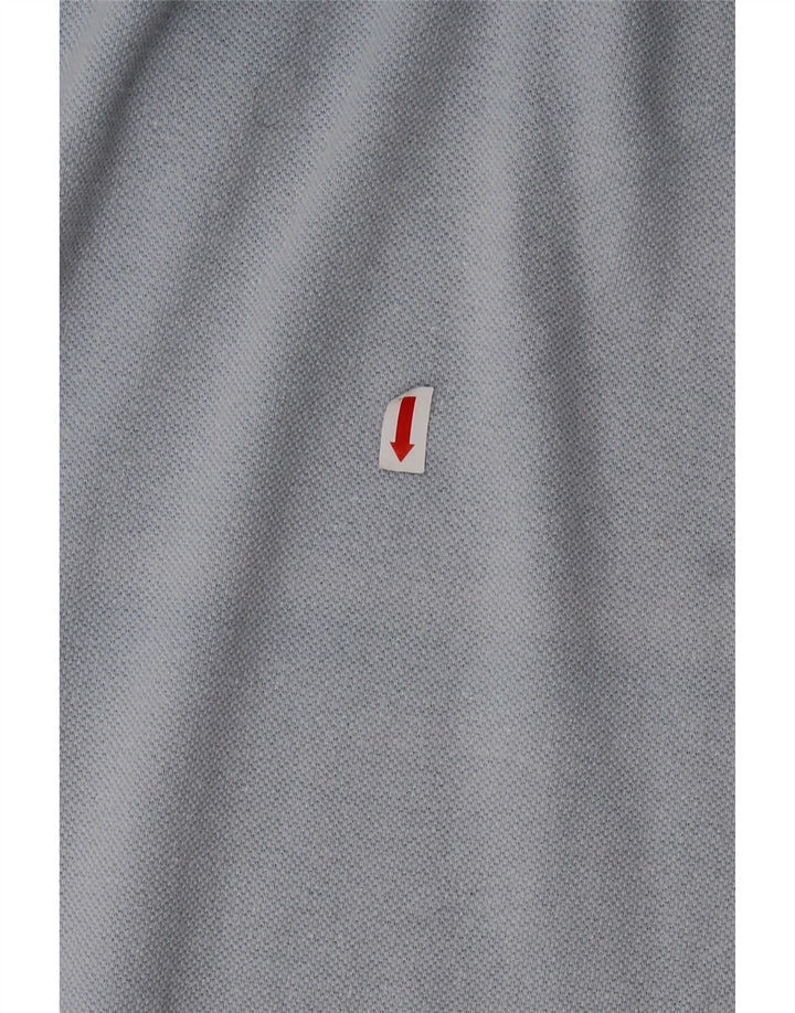 CHAMPION Mens Zip Neck Polo Shirt Large Blue Cotton Vintage Champion and Second-Hand Champion from Messina Hembry 
