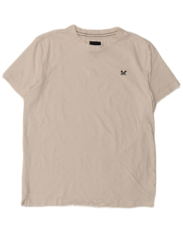Crew Clothing Camiseta para hombre Top Medium White