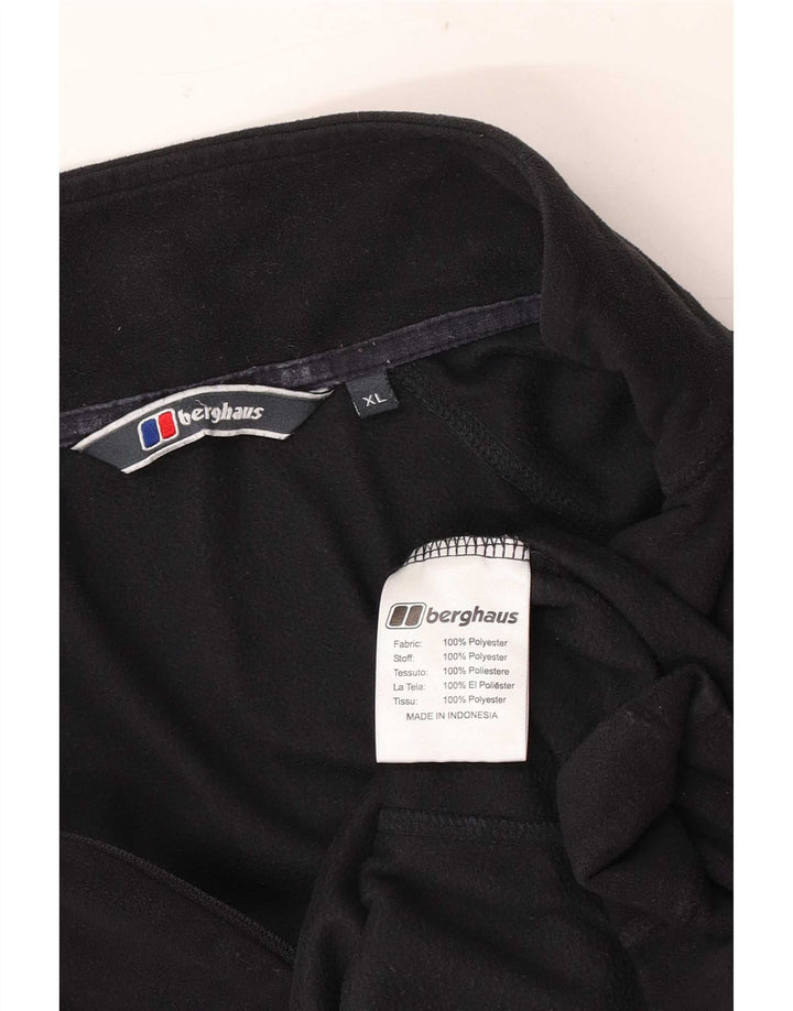 Berghaus Jersey Polar Hombre con Cremallera y Cuello XL Poliéster Negro