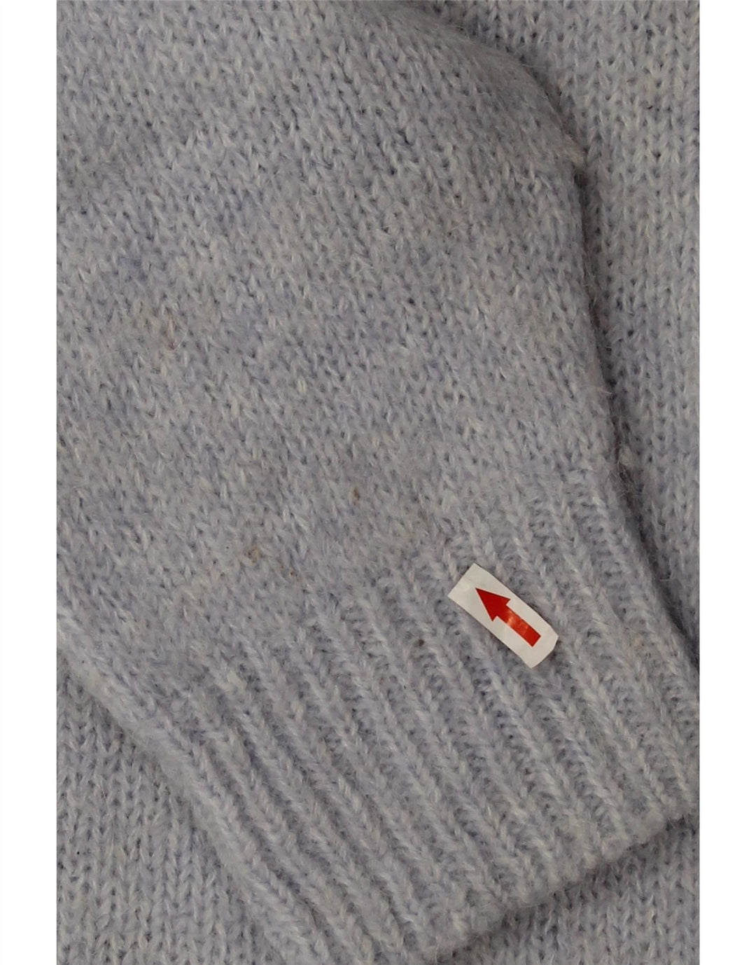 Zara Mujer Jersey Oversize Con Cuello Redondo UK 40 XL Poliéster Azul