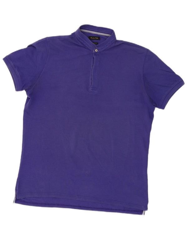 MASSIMO DUTTI Polo Hombre Grande Púrpura