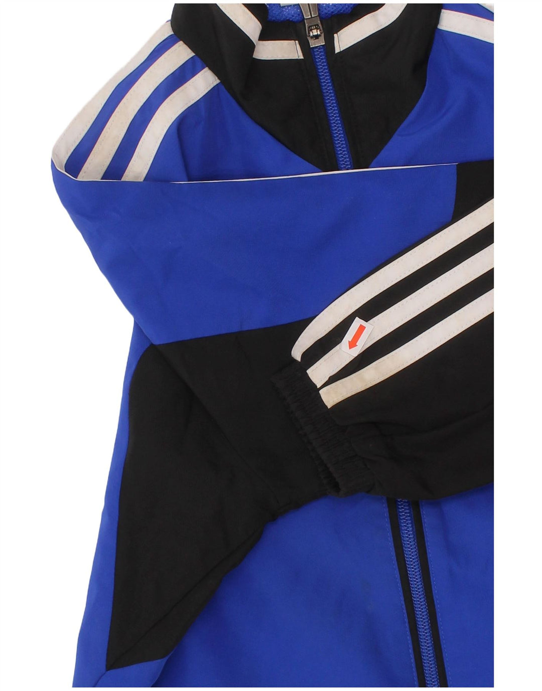ADIDAS Chaqueta de chándal para niño 7-8 años Azul Colorblock Poliéster