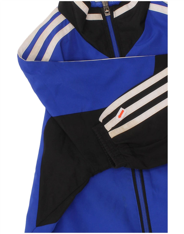 ADIDAS Chaqueta de chándal para niño 7-8 años Azul Colorblock Poliéster
