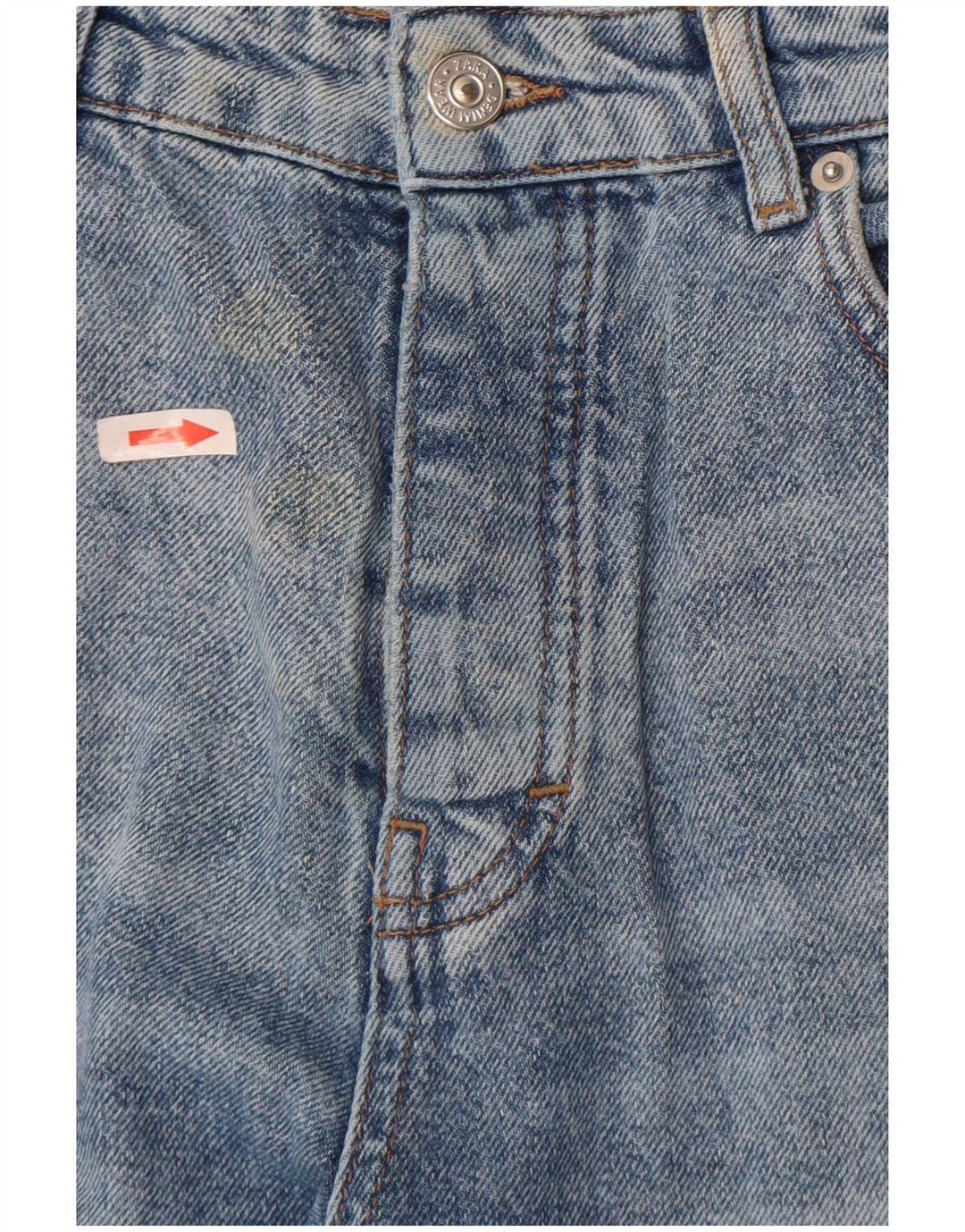 Zara Jeans Sueltos Mujer EU 38 Small W28 L27 Azul