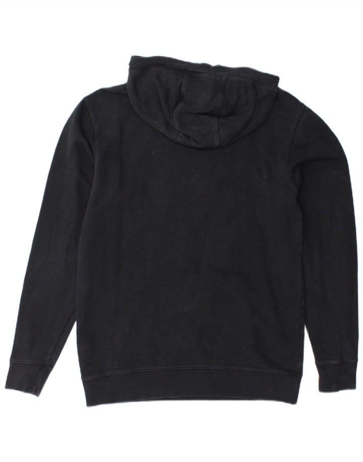 VANS Mens Graphic Hoodie Jumper Small Black Cotton