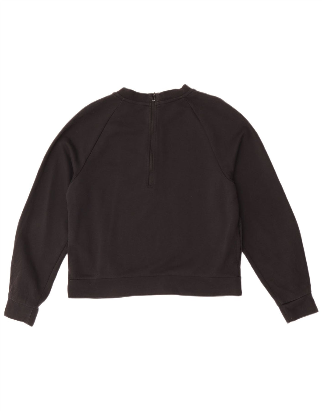 Adidas - Sudadera de gran tamaño con gráfico para mujer, talla 10, color negro