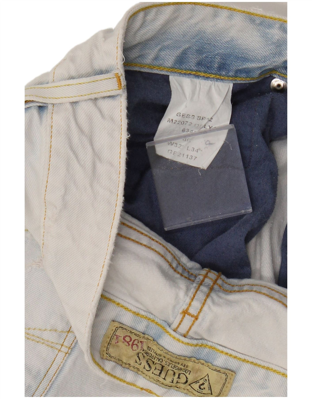 Guess Vaqueros Rectos Hombre W32 L34 Azul