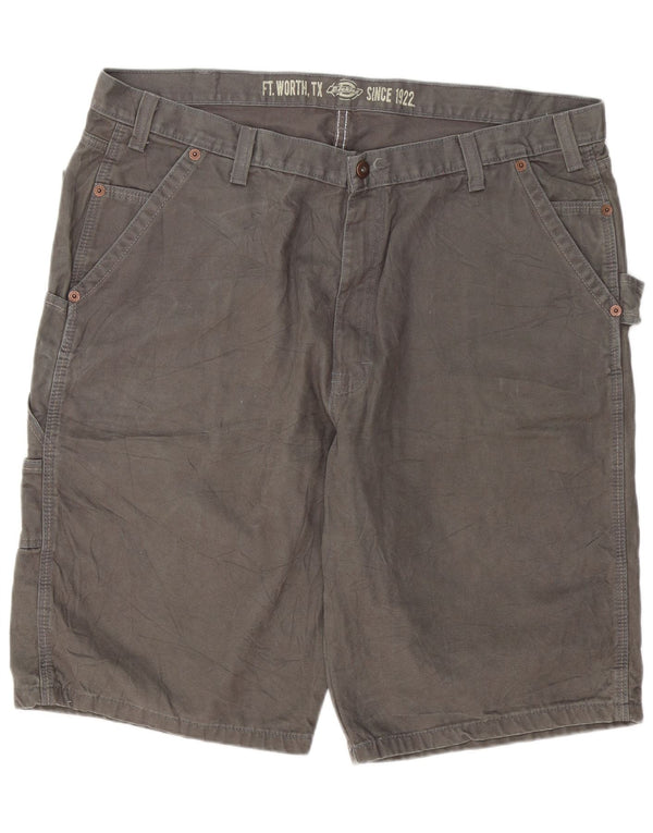 Dickies Pantalones cortos cargo de ajuste relajado para hombre W42 2XL Algodón gris