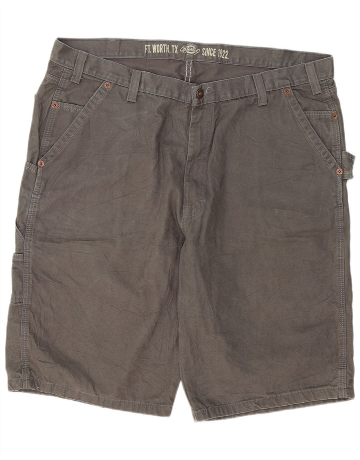 Dickies Pantalones cortos cargo de ajuste relajado para hombre W42 2XL Algodón gris