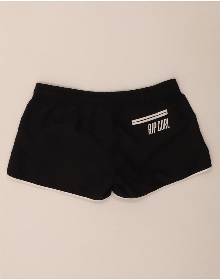 Rip Curl - Pantalones cortos deportivos para mujer (talla 8), color negro