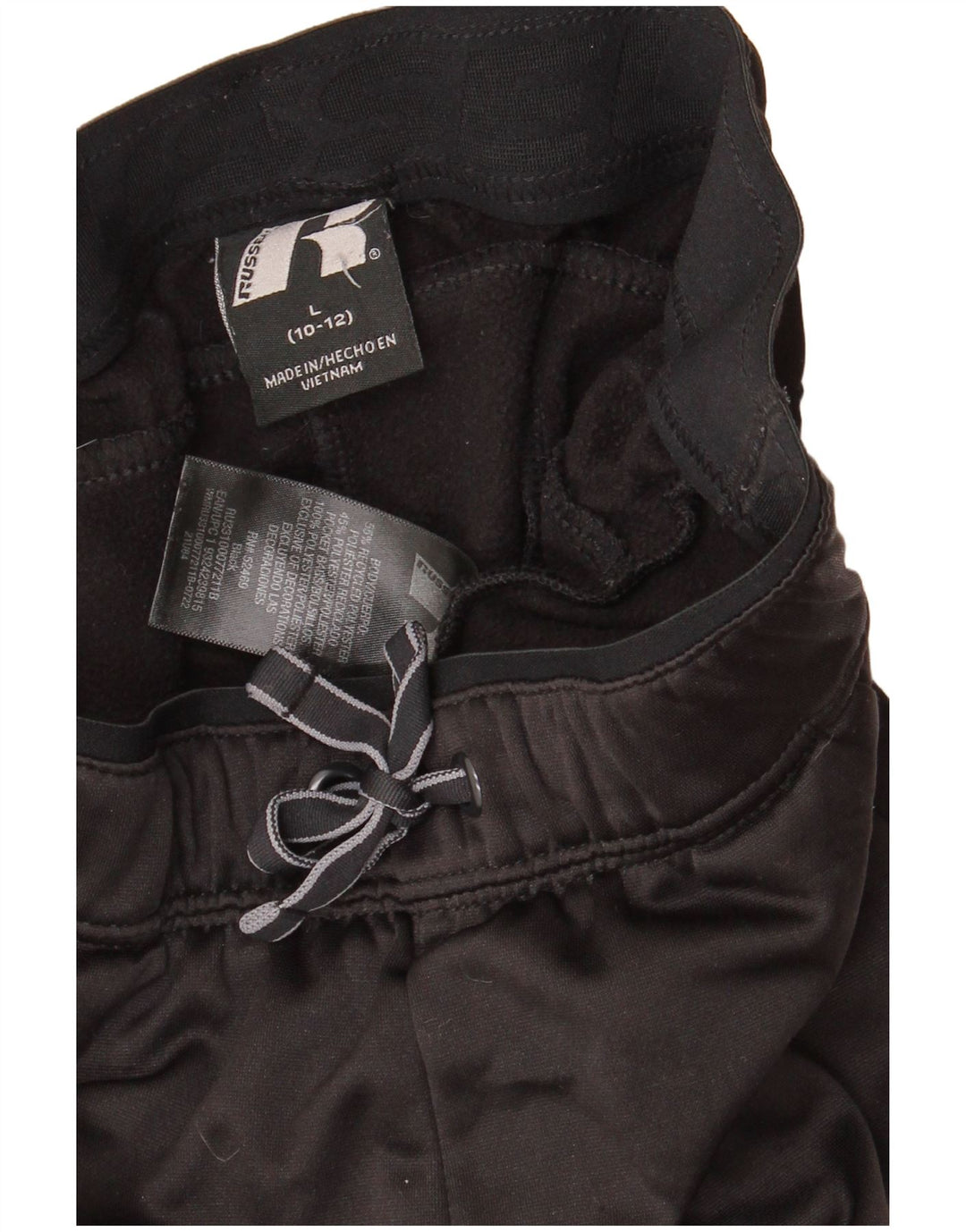 RUSSELL ATHLETIC Pantalones de chándal para niño Joggers 10-11 años Grande Negro