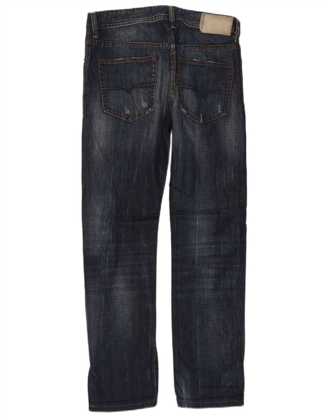 DIESEL Jeans Buster Regular Slim Tapered para hombre W29 L30 Algodón azul marino