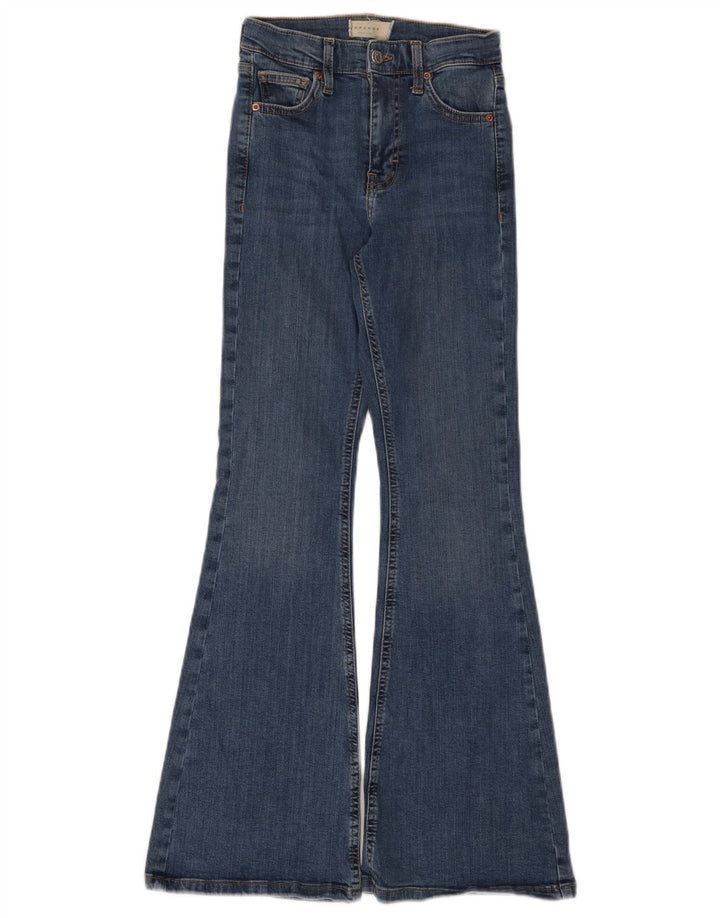 Vaqueros acampanados Jamie de Topshop para mujer W24 L28 Algodón azul