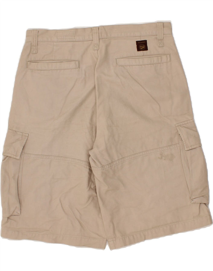 GAS Mens Cargo Shorts W32 Medium  Beige Cotton Vintage Gas and Second-Hand Gas from Messina Hembry 