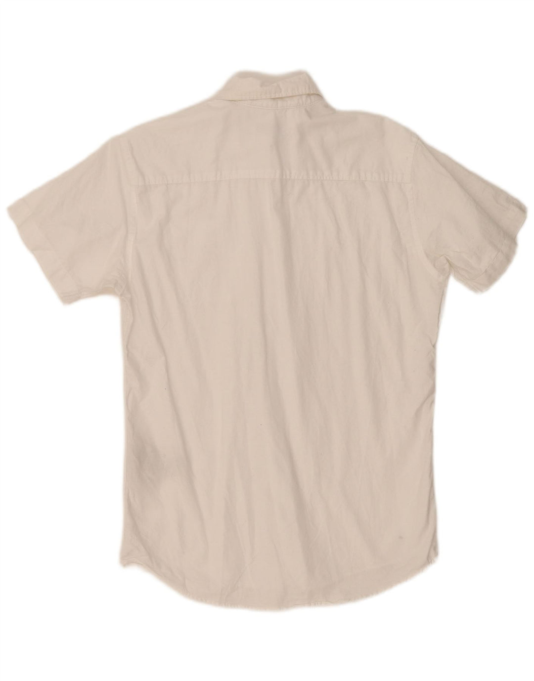 JACK & JONES Camisa Manga Corta Hombre Small White Cotton
