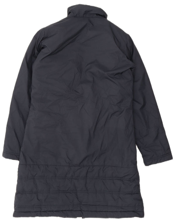 Adidas Abrigo acolchado para mujer UK 12 Medio azul marino Poliéster