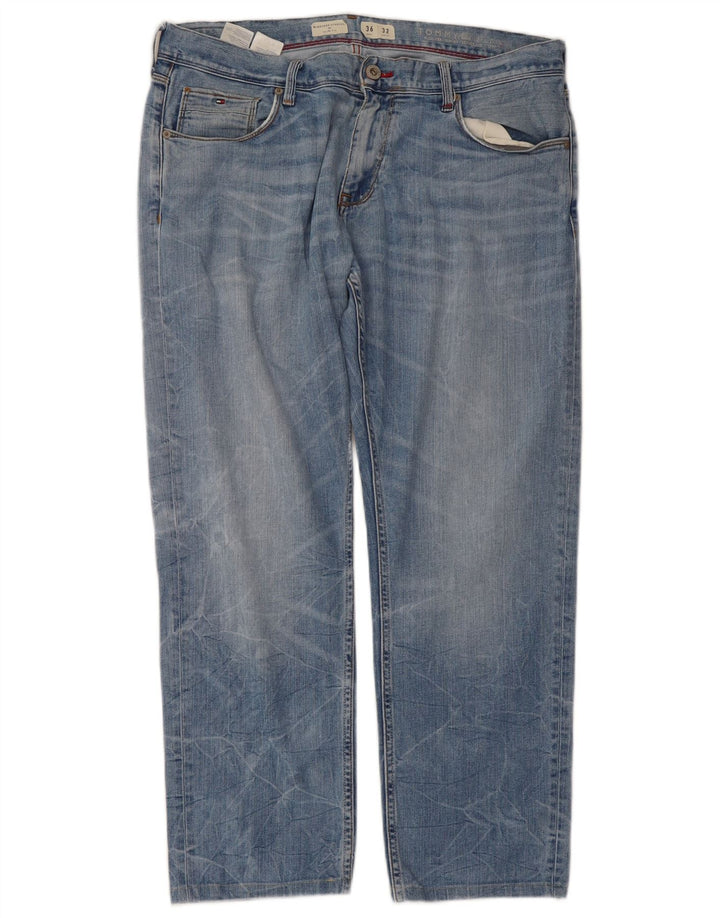 Tommy Hilfiger Vaqueros ajustados Bleecker para hombre W36 L28 Algodón azul