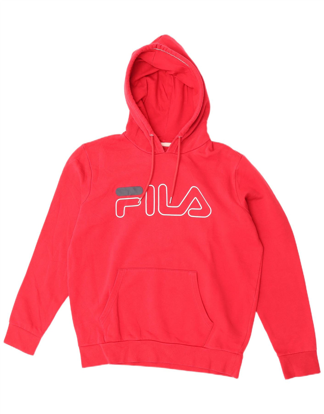 Fila Hombre Graphic Sudadera Con Capucha Jumper Medium Rojo
