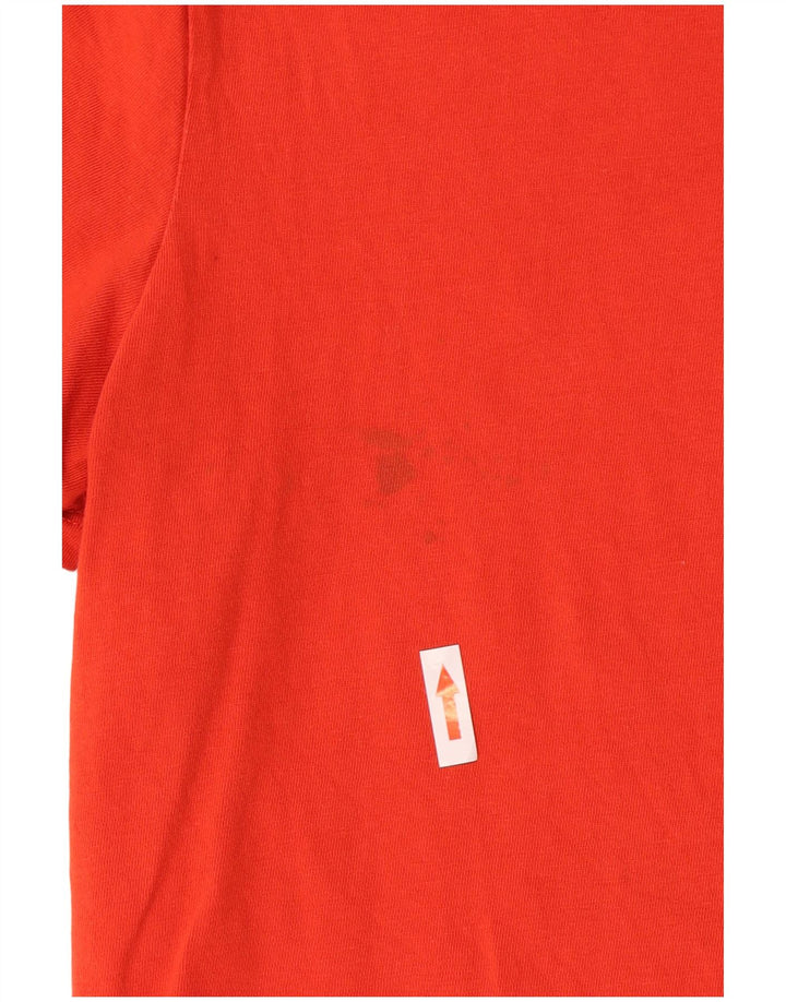 Levi's Camiseta para mujer Top UK 12 Medium Red Cotton