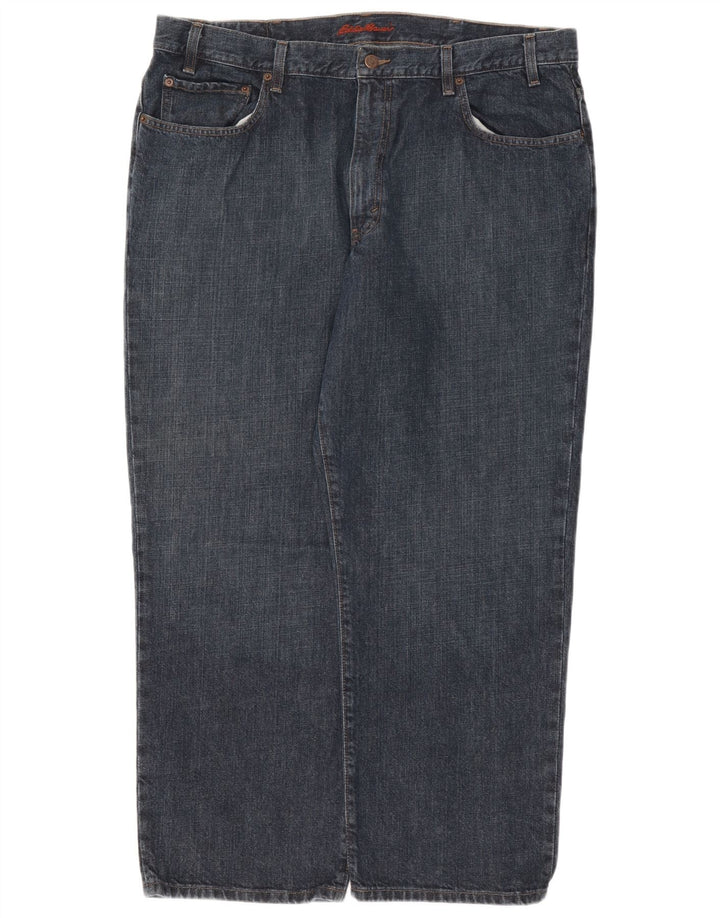 Eddie Bauer Vaqueros rectos para hombre W40 L30 Algodón azul