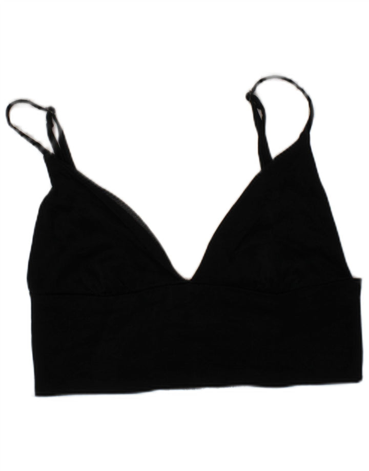 Zara Mujer Bra Crop Top Small Negro