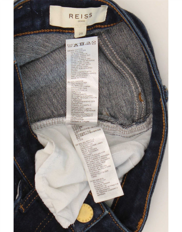 Vaqueros Acampanados Reiss Mujer W25 L31 Algodón Azul Marino