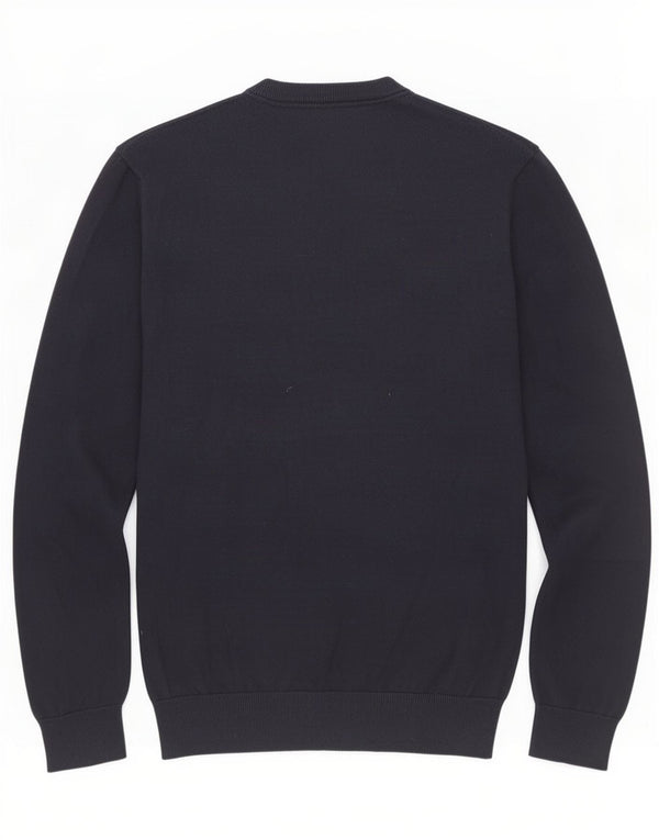 Crew Clothing - Jersey con cuello en V para hombre, talla grande, algodón azul marino
