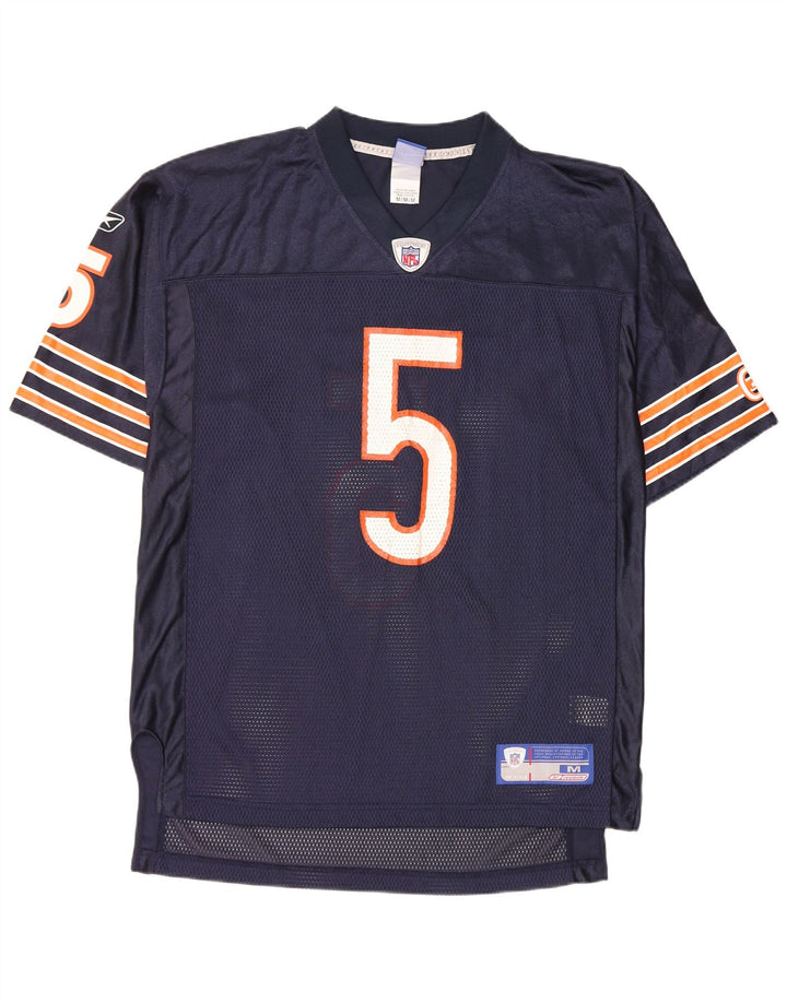 Reebok Camiseta gráfica NFL para hombre, nailon azul marino mediano