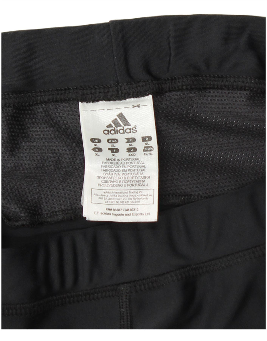 Pantalón Corto Deportivo ADIDAS Hombre XL Poliamida Negro