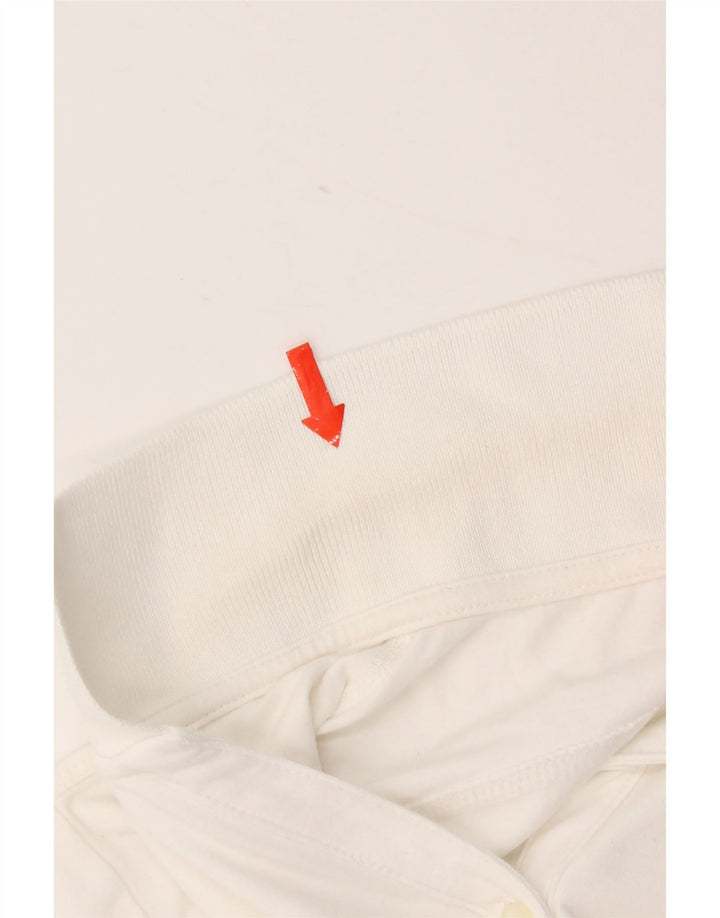 Puma Polo para mujer UK 12 Medium Blanco Algodón