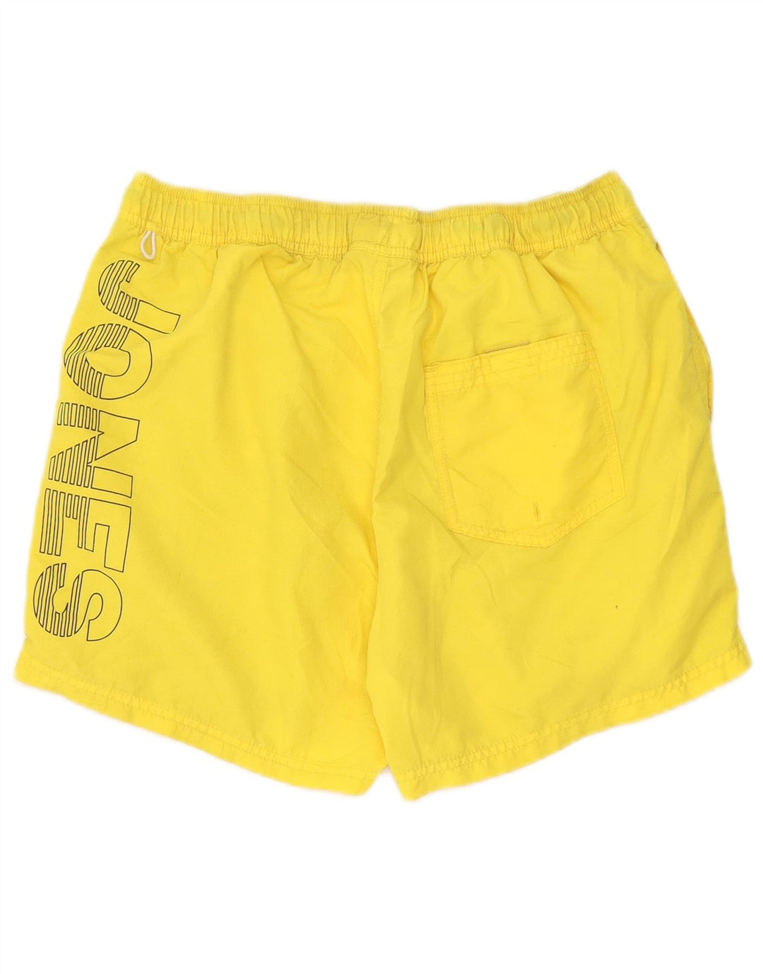 Jack & Jones Hombre Bañador Bañador Gráfico Grande Poliéster Amarillo