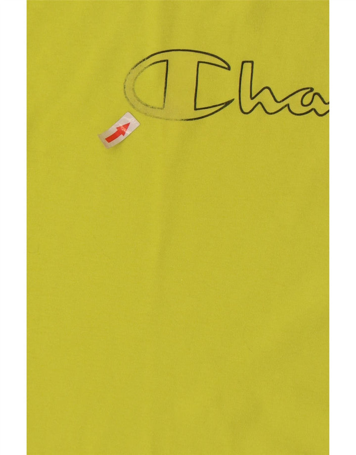 Champion Camiseta Gráfica Para Hombre Top Algodón Verde Medio