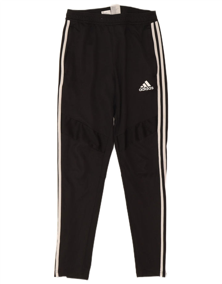 Adidas Pantalones de chándal para mujer UK 8 Small Negro Poliéster