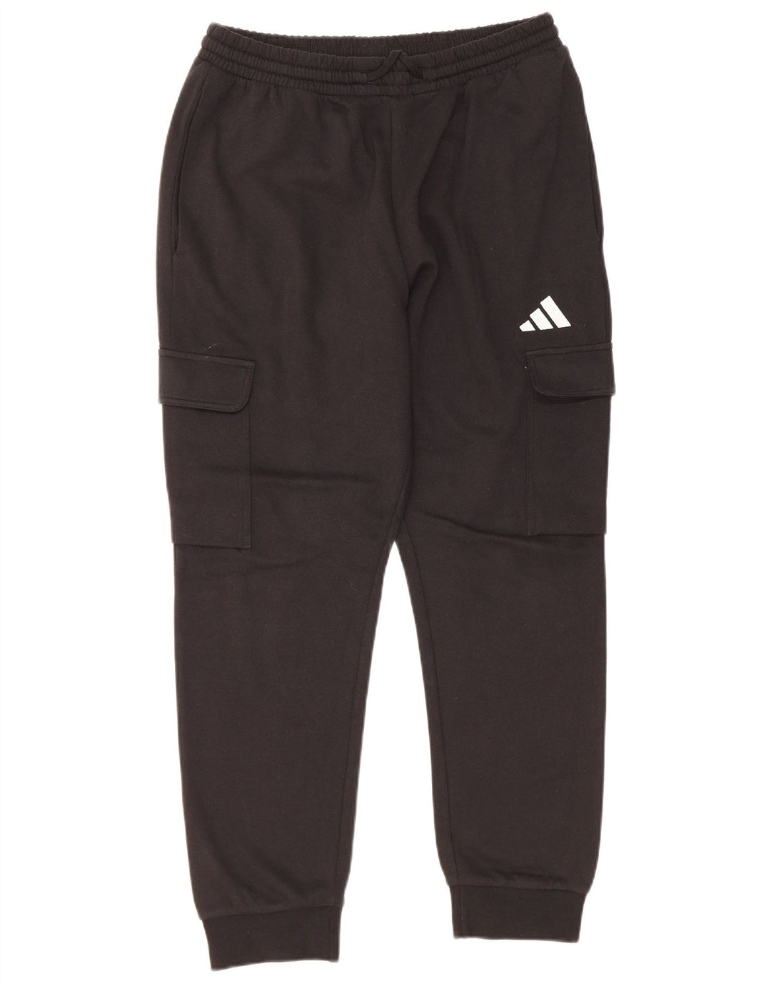 Adidas Hombre Cargo Chándal Pantalones Joggers Mediano Negro Algodón