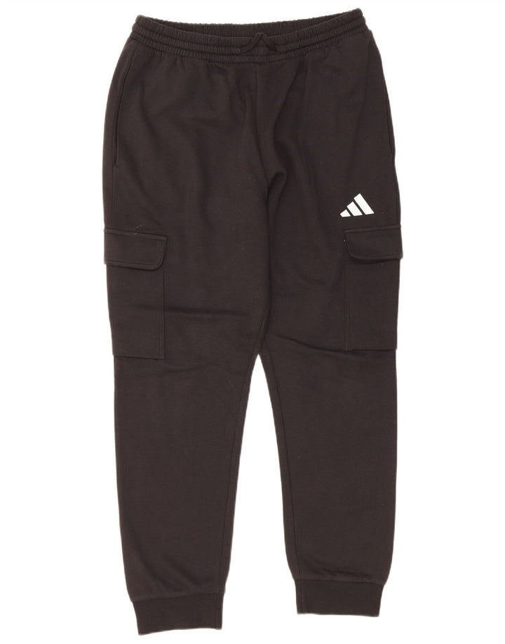 Adidas Hombre Cargo Chándal Pantalones Joggers Mediano Negro Algodón