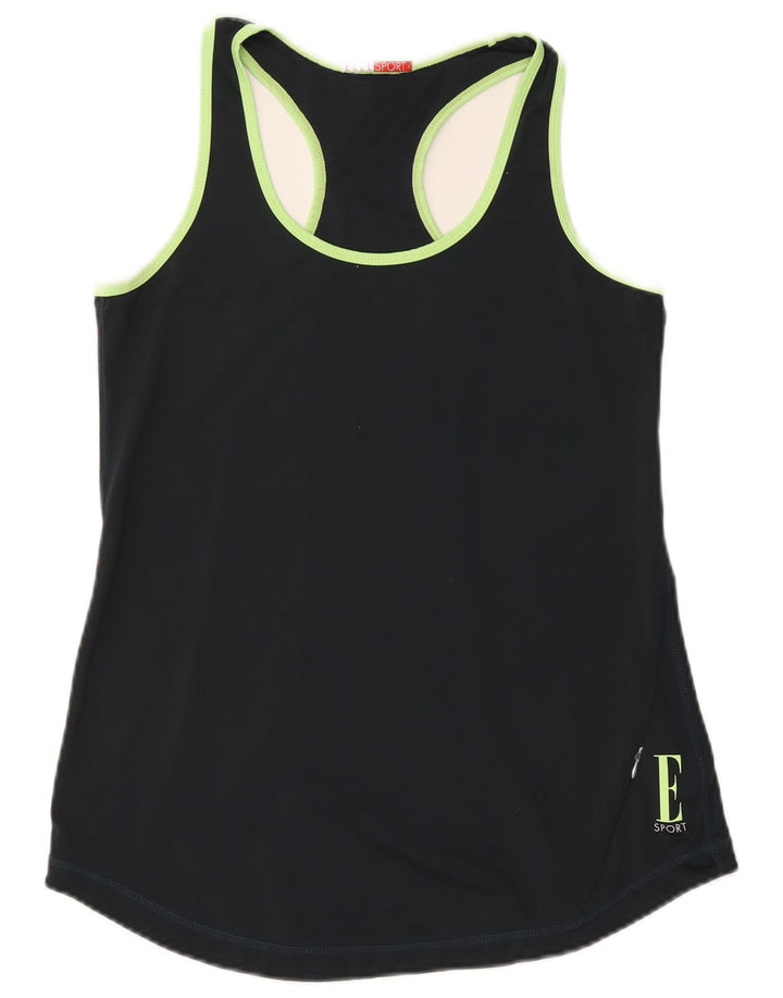 Top sin mangas gráfico para mujer Elle Sport UK 40 Poliéster geométrico gris medio
