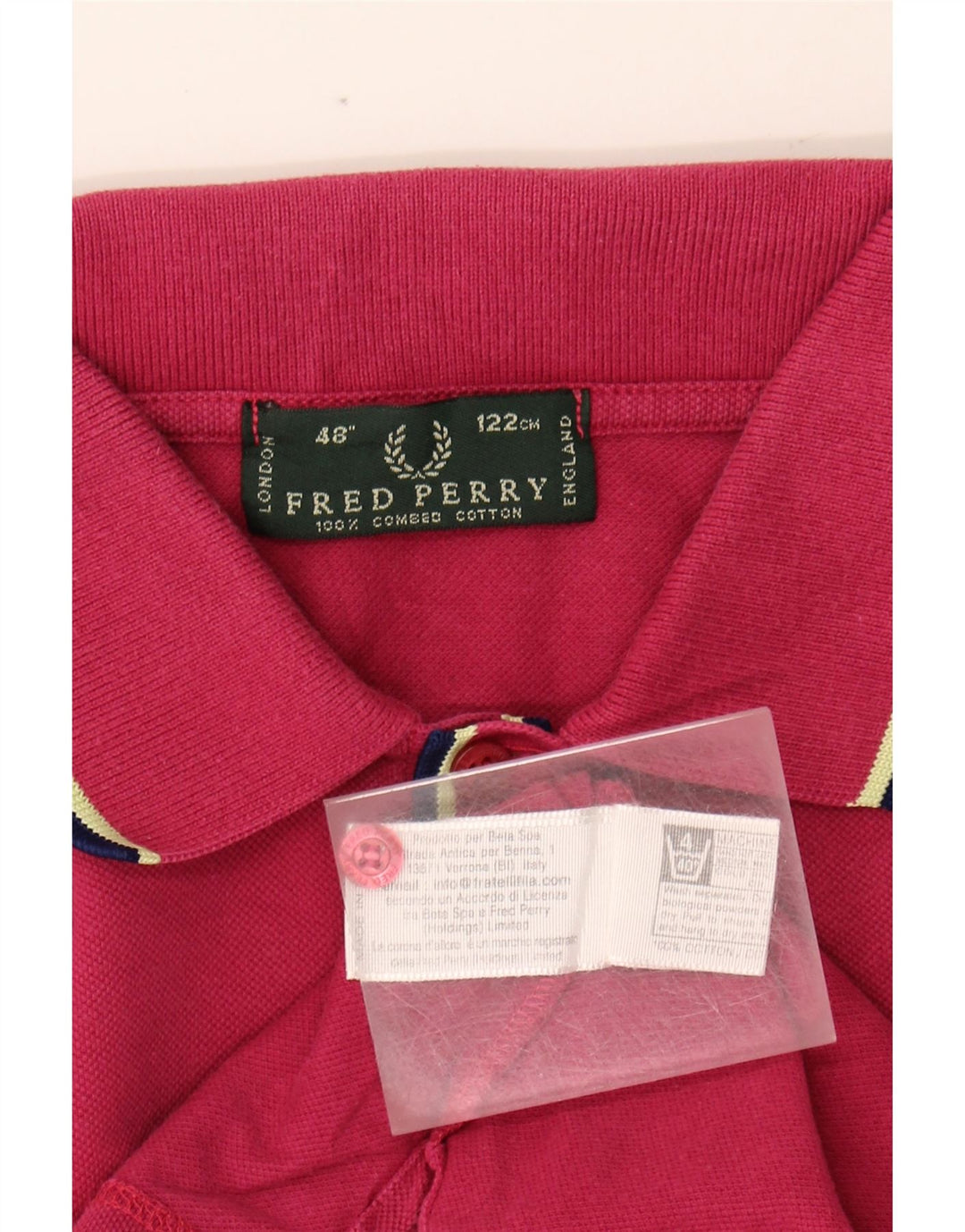FRED PERRY Mens Polo Shirt Large Pink Cotton Vintage Fred Perry and Second-Hand Fred Perry from Messina Hembry 