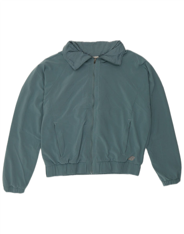 New Balance Chaqueta bomber extragrande para mujer UK 10 Small Green Poliéster