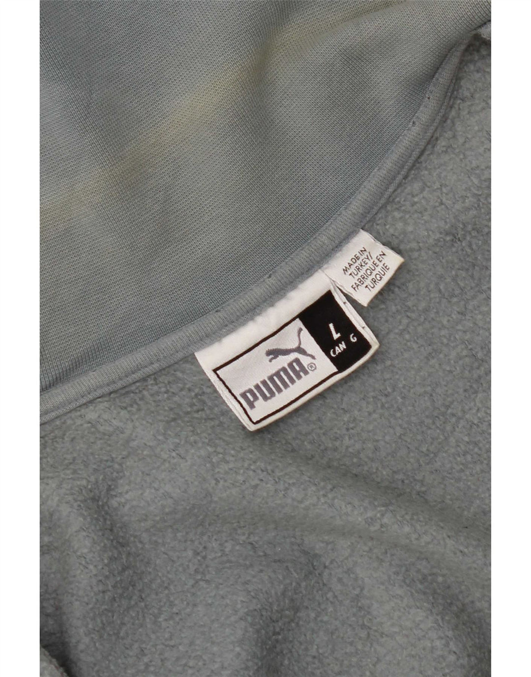 Puma Mens Graphic Chándal Top Chaqueta Grande Azul