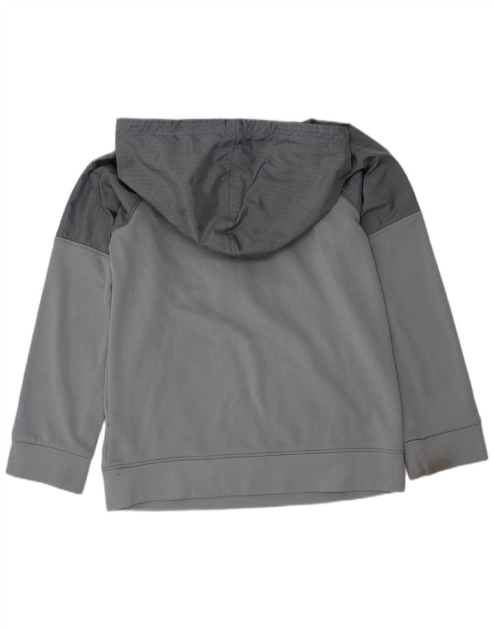 Under Armour Sudadera con capucha para niños 6-7 años Gris Colorblock Poliéster