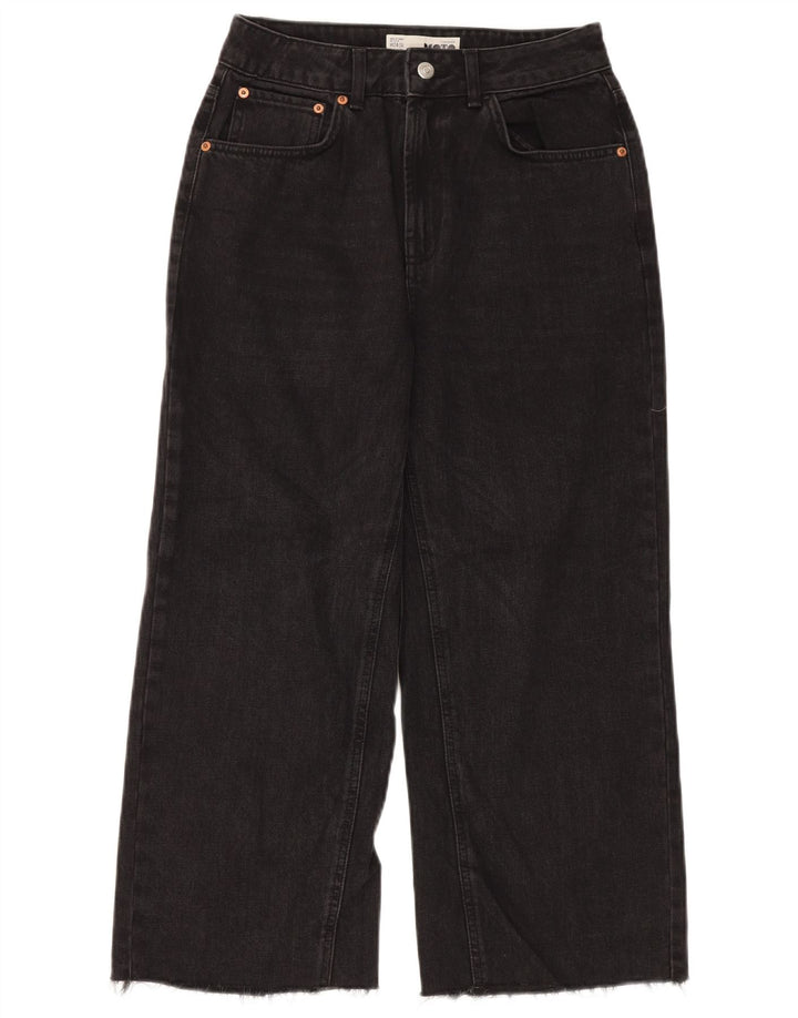 TOPSHOP Vaqueros de pierna ancha para mujer W28 L23 Poliéster negro