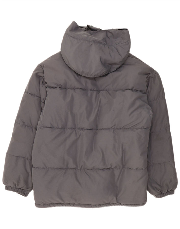 Kappa Chaqueta acolchada con capucha para hombre ES 38 Poliéster gris medio