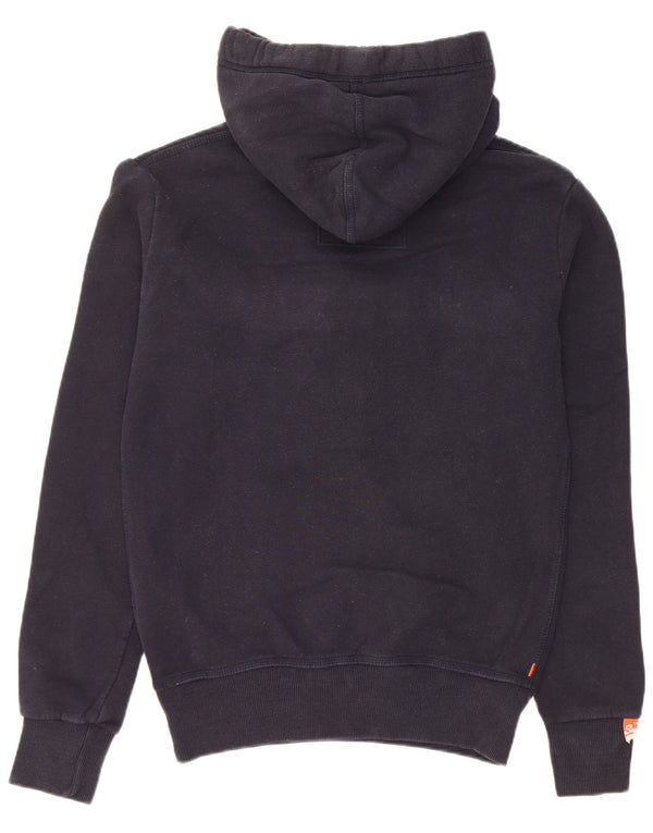 Superdry Sudadera con capucha para hombre Jumper XS Azul marino Algodón