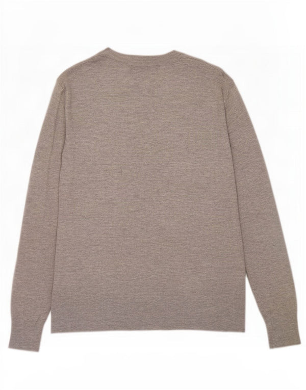 Marks & Spencer Suéter tipo cárdigan abierto para mujer UK 40 Viscosa gris medio